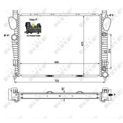 Chladič motora NRF 55325