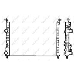 Chladič motora NRF 58195