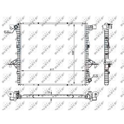Chladič motora NRF 59145A