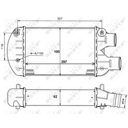 Chladič plniaceho vzduchu NRF 30122A - obr. 4