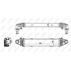 Chladič plniaceho vzduchu NRF 30506 - obr. 4