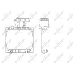 Chladič motora NRF 50589X