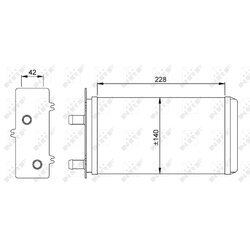 Výmenník tepla vnútorného kúrenia NRF 53214 - obr. 4