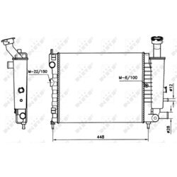 Chladič motora NRF 58736 - obr. 3