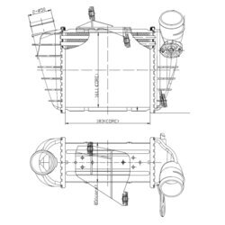 Chladič plniaceho vzduchu NRF 309073