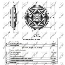 Spojka ventilátora chladenia NRF 49564 - obr. 4