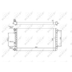 Chladič motora NRF 509644