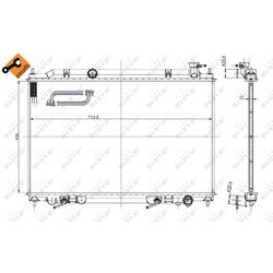 Chladič motora NRF 56089 - obr. 3