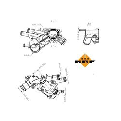 Termostat chladenia NRF 725145 - obr. 4