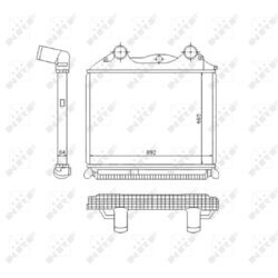 Chladič plniaceho vzduchu NRF 30204 - obr. 4