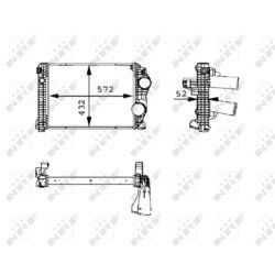 Chladič plniaceho vzduchu NRF 30210 - obr. 4