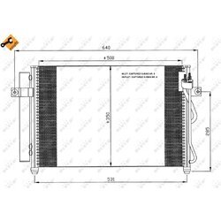 Kondenzátor klimatizácie NRF 35630