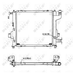 Chladič motora NRF 50569 - obr. 4