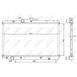 Chladič motora NRF 506725 - obr. 3