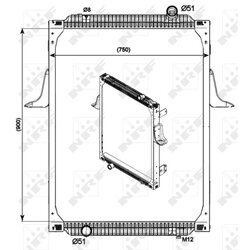 Chladič motora NRF 529700 - obr. 4