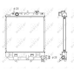 Chladič motora NRF 53433 - obr. 3