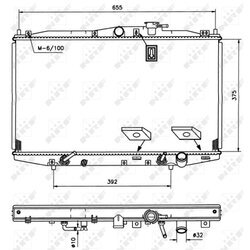 Chladič motora NRF 53509 - obr. 3