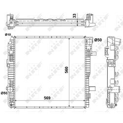 Chladič motora NRF 53893 - obr. 4