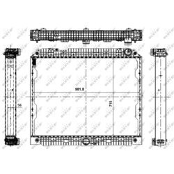 Chladič motora NRF 56070 - obr. 4
