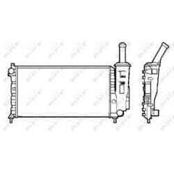 Chladič motora NRF 58273 - obr. 3