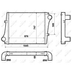 Chladič plniaceho vzduchu NRF 30232 - obr. 4