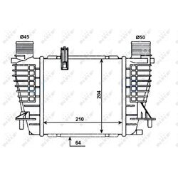 Chladič plniaceho vzduchu NRF 30518 - obr. 4