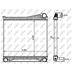 Chladič plniaceho vzduchu NRF 30913 - obr. 4