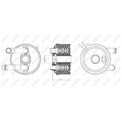 Chladič oleja automatickej prevodovky NRF 31187 - obr. 4