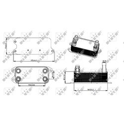 Chladič oleja automatickej prevodovky NRF 31275 - obr. 4