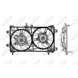 Ventilátor chladenia motora NRF 47802 - obr. 1