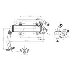 Chladič pre recirkuláciu plynov NRF 48406 - obr. 4