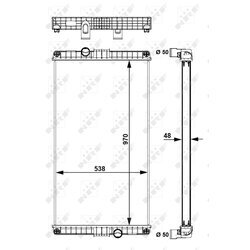 Chladič motora NRF 58248 - obr. 4