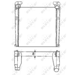 Chladič plniaceho vzduchu NRF 30144 - obr. 3