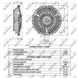 Spojka ventilátora chladenia NRF 49538 - obr. 4