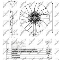 Spojka ventilátora chladenia NRF 49562 - obr. 3