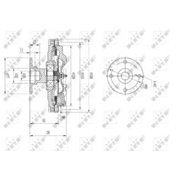 Spojka ventilátora chladenia NRF 49576 - obr. 4