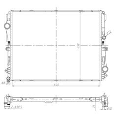 Chladič motora NRF 50041