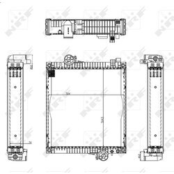 Chladič motora NRF 50584 - obr. 4