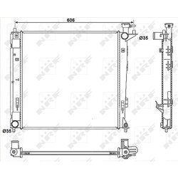 Chladič motora NRF 53054 - obr. 4