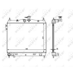 Chladič motora NRF 53361