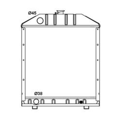 Chladič motora NRF 53664 - obr. 3