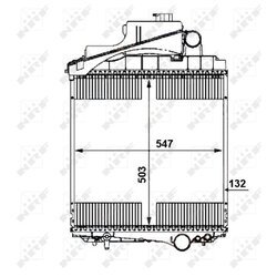 Chladič motora NRF 54109 - obr. 4