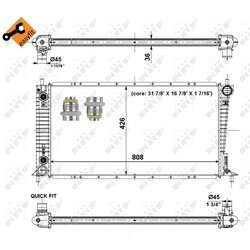 Chladič motora NRF 56030 - obr. 3