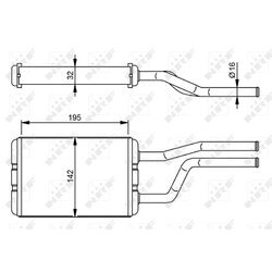 Výmenník tepla vnútorného kúrenia NRF 58358 - obr. 4