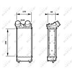 Chladič plniaceho vzduchu NRF 30190 - obr. 4