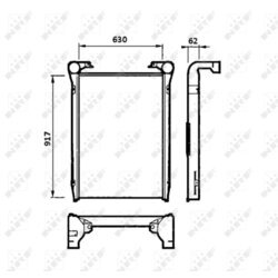 Chladič plniaceho vzduchu NRF 30218 - obr. 4