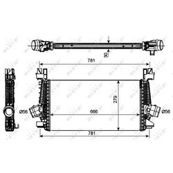 Chladič plniaceho vzduchu NRF 30270 - obr. 4