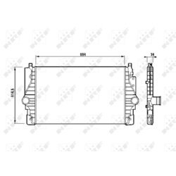 Chladič plniaceho vzduchu NRF 30873 - obr. 4