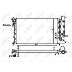 Chladič motora NRF 50419 - obr. 4