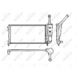 Chladič motora NRF 53616 - obr. 3